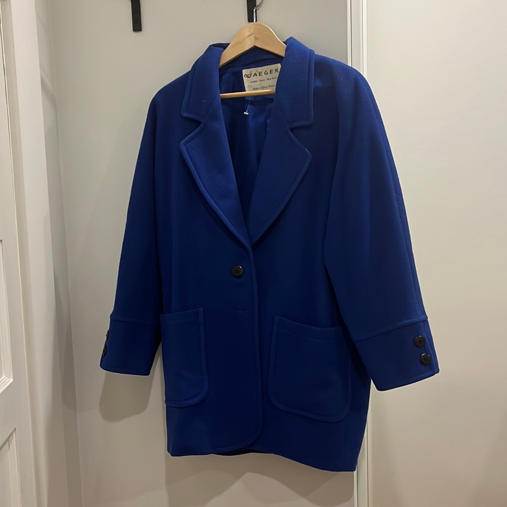 Vintage Jaegar cocoon coat